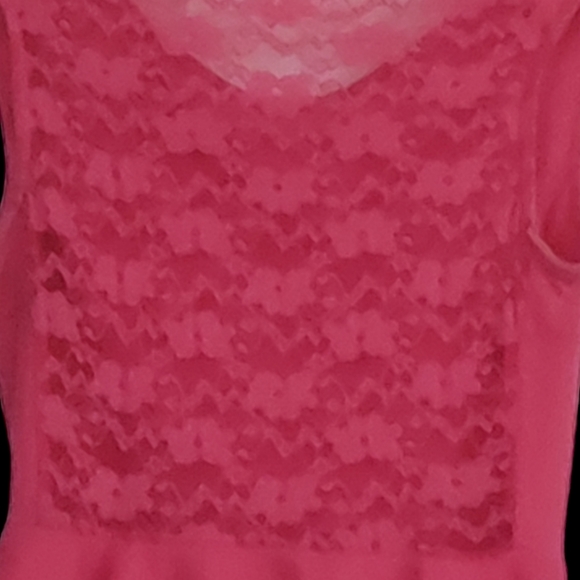 Size Medium Soprano Pink Peplum Dress - Picture 6 of 7